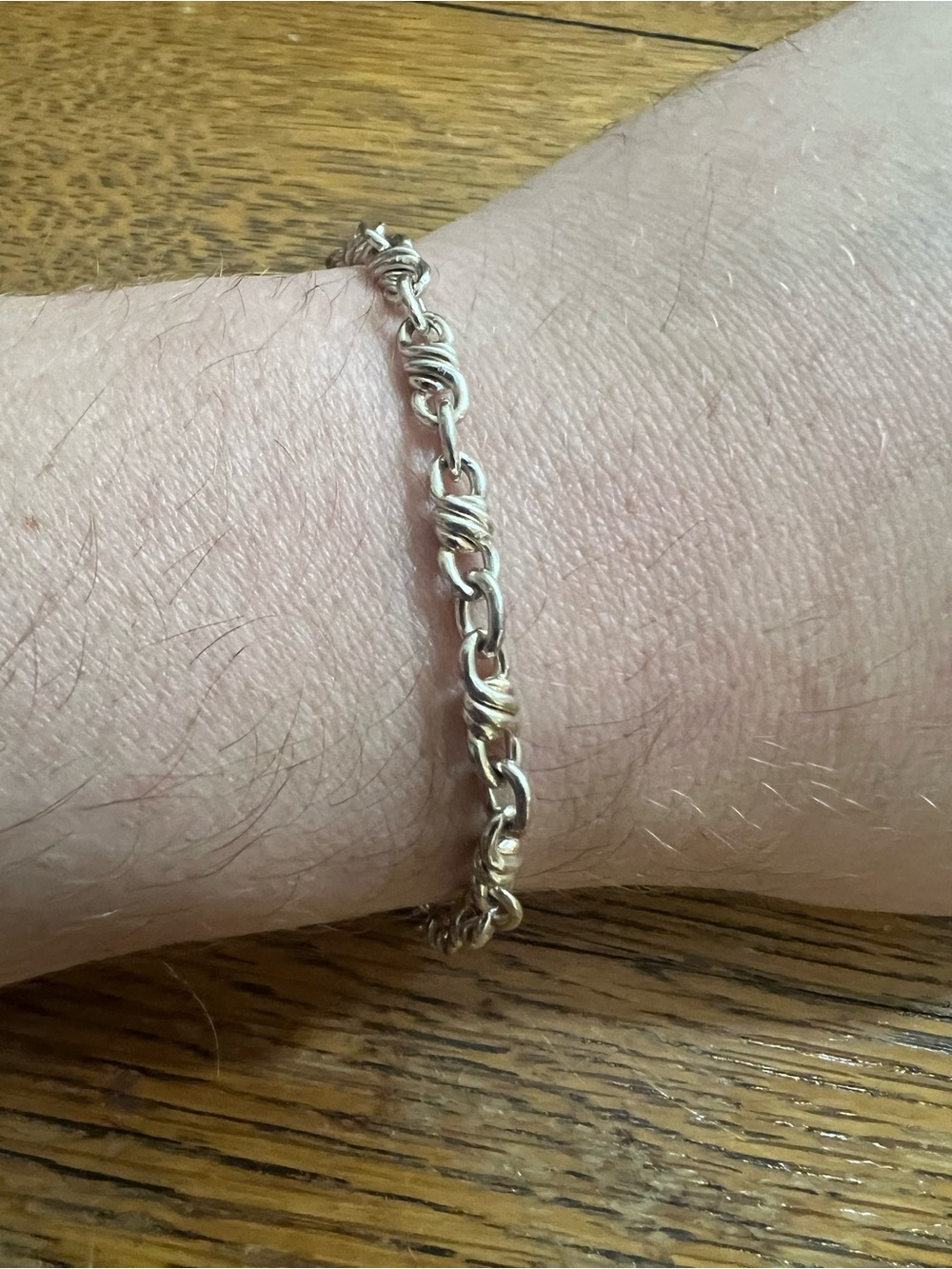 925 Italy Sterling Silver Twisted Rope Chain Bracelet